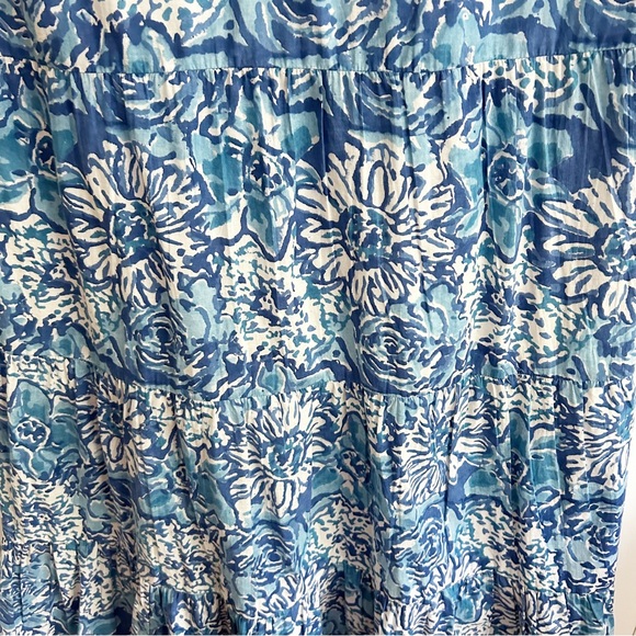 NEW Jude Connally Anita Watercolor Floral Cotton Maxi Sundress XL - Picture 9 of 9